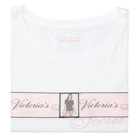 NWT Victoria’s Secret Pink Floral Cotton Short Tee Pajamas Set - Picture 5 of 5